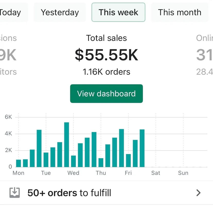Real earnings screenshot